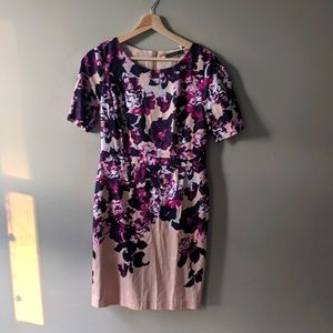 Floral Sheath dress size 8